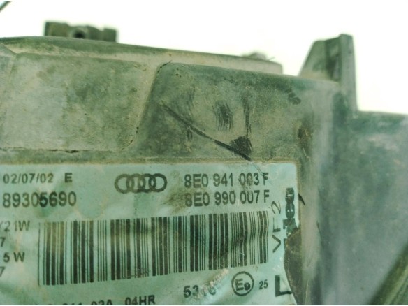 8E0941029C, 8E0941003F FARO IZQUIERDO AUDI A4 Avant (8E5, B6)|Desguaces La Cabaña