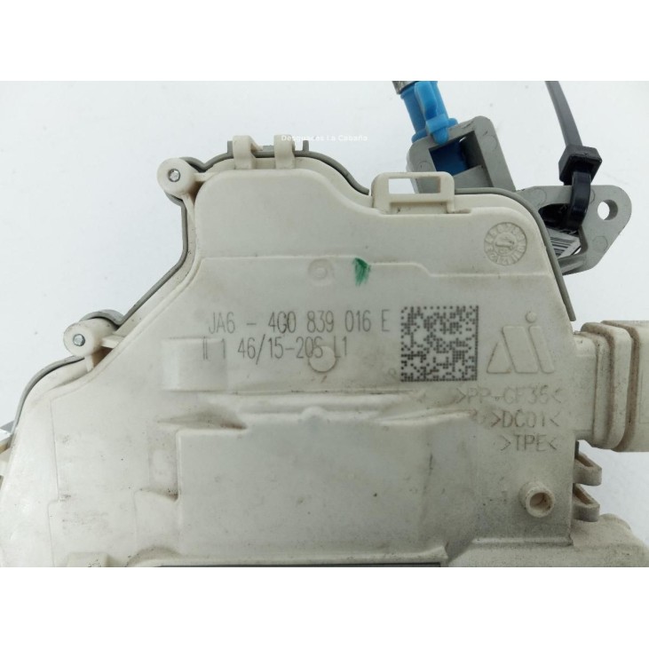 4G0839016E CERRADURA PUERTA LAT TRA DER AUDI A3 Sportback (8VA, 8VF) |Desguaces La Cabaña