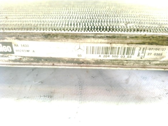 A2045002203 RADIADOR AGUA MERCEDES BENZ CLASE C (W204)|Desguaces La Cabaña