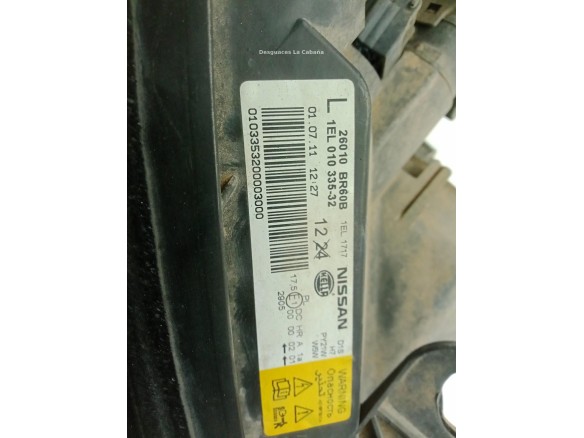   FARO DERECHO NISSAN QASHQAI / QASHQAI +2 I (J10, JJ10)|Desguaces La Cabaña