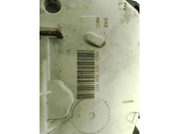 CERRADURA PUERTA LAT TRA IZQ SEAT TOLEDO IV (KG3)|Desguaces La Cabaña