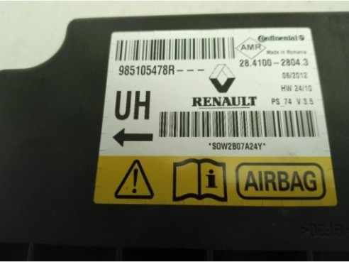 985105478R CENTRALITA AIRBAG RENAULT MEGANE III Grandtour (KZ0/1)|Desguaces La Cabaña