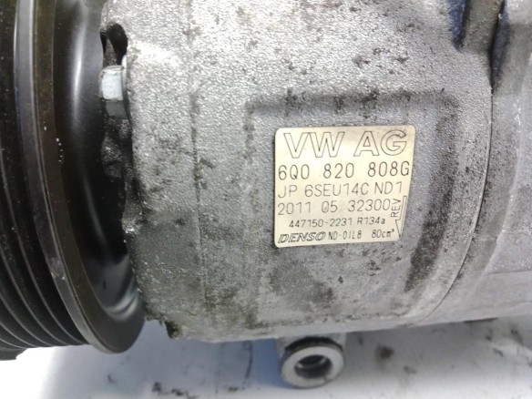 6Q0820808G COMPRESOR AA SEAT IBIZA IV (6J5, 6P1)|Desguaces La Cabaña