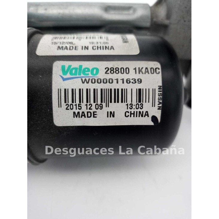 MOTOR LIMPIAPARABRISAS DEL NISSAN JUKE (F15) |Desguaces La Cabaña