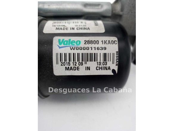 MOTOR LIMPIAPARABRISAS DEL NISSAN JUKE (F15) |Desguaces La Cabaña