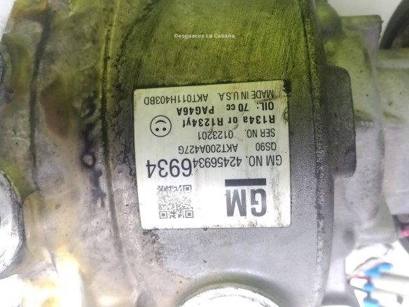 42456934 COMPRESOR AA OPEL MOKKA / MOKKA X (J13)|Desguaces La Cabaña