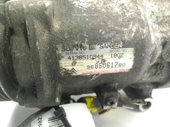 9686061780 COMPRESOR AA CITROEN JUMPY Furgón|Desguaces La Cabaña