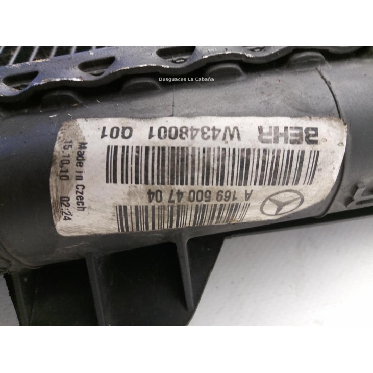  A1695004704 RADIADOR AGUA MERCEDES BENZ CLASE B (W245) |Desguaces La Cabaña