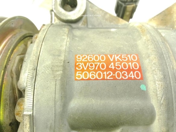 92600VK510 COMPRESOR AA NISSAN PICK UP (D22)|Desguaces La Cabaña