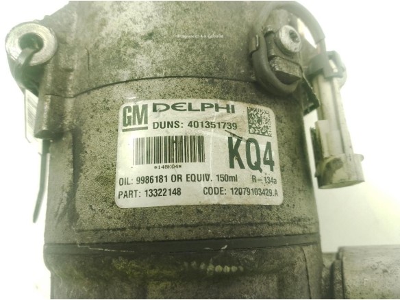 13322148 COMPRESOR AA OPEL ASTRA H GTC (A04)|Desguaces La Cabaña