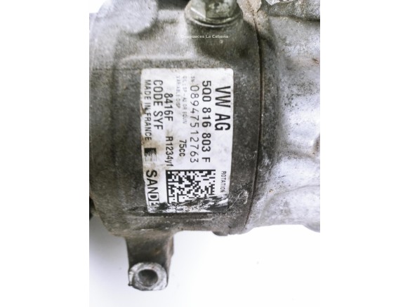 5Q0816803F COMPRESOR AA AUDI A1 Sportback (8XA, 8XF)|Desguaces La Cabaña