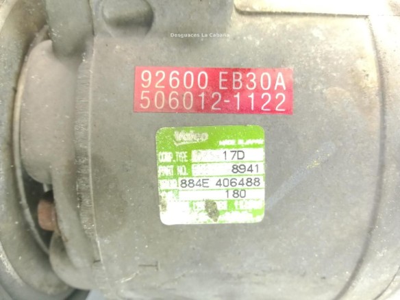 92600EB30A COMPRESOR AA NISSAN PATHFINDER III (R51)|Desguaces La Cabaña