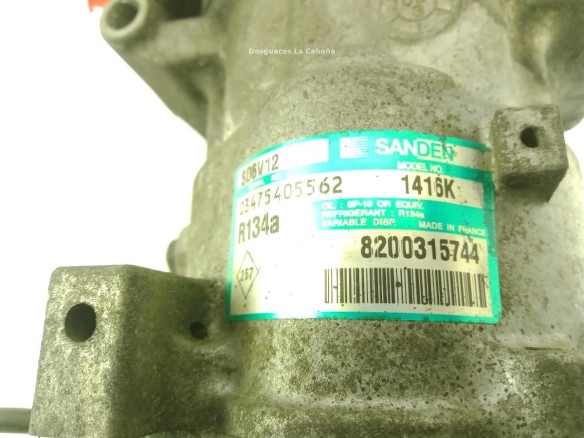 8200315744 COMPRESOR AA NISSAN KUBISTAR Furgón (X76)|Desguaces La Cabaña