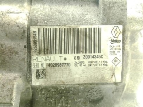 926009154R COMPRESOR AA DACIA SANDERO II|Desguaces La Cabaña