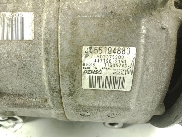 55194880 COMPRESOR AA FIAT PUNTO (199_)|Desguaces La Cabaña