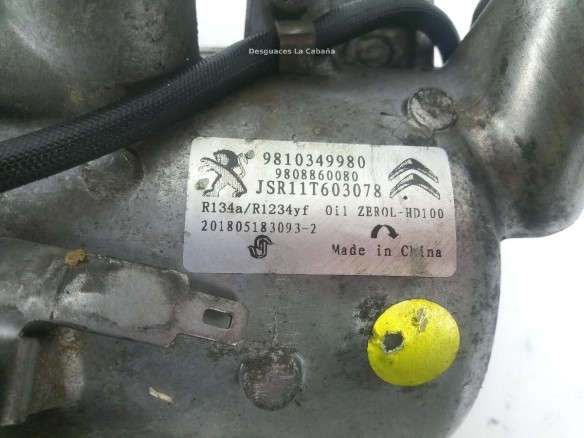 9810349980 COMPRESOR AA CITROEN C-ELYSEE|Desguaces La Cabaña