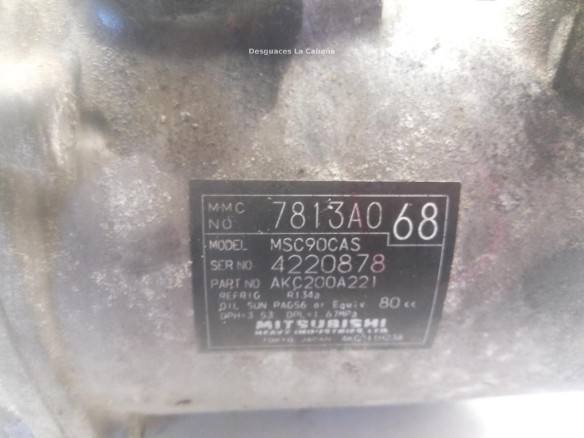 AKC200A221A COMPRESOR AA MITSUBISHI LANCER VIII (CY_A, CZ_A)|Desguaces La Cabaña