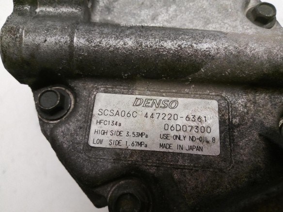 4472206361 COMPRESOR AA TOYOTA COROLLA (_E12_)|Desguaces La Cabaña