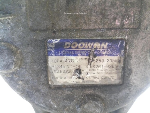 1625023500, COMPRESOR AA KIA SORENTO I (JC)|Desguaces La Cabaña