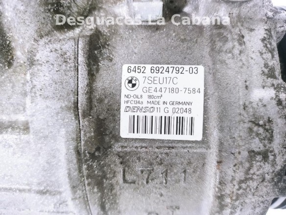 447107583 COMPRESOR AA BMW 3 Touring (E91)|Desguaces La Cabaña