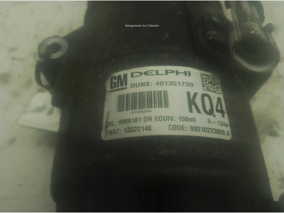 COMPRESOR AA OPEL ASTRA H Ranchera familiar (A04)|Desguaces La Cabaña