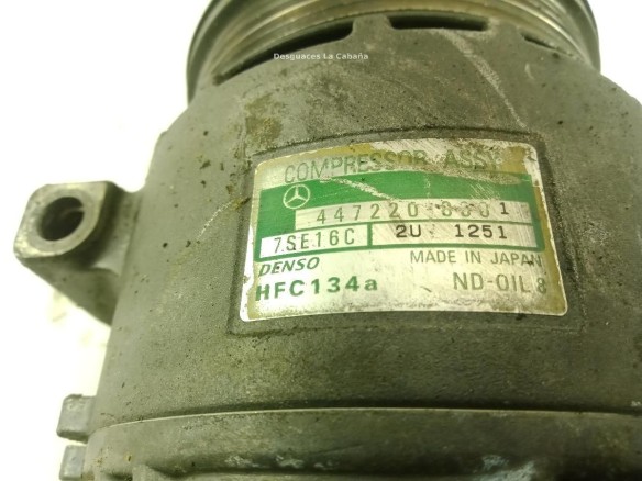 4472208001 COMPRESOR AA MERCEDES BENZ CLASE S (W220)|Desguaces La Cabaña