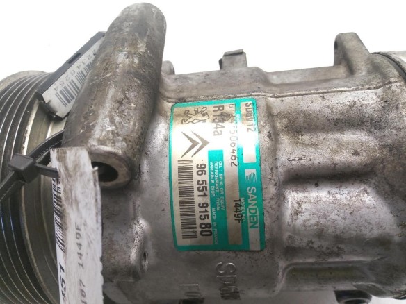 9655191580 COMPRESOR AA PEUGEOT 206 Fastback (2A/C)|Desguaces La Cabaña