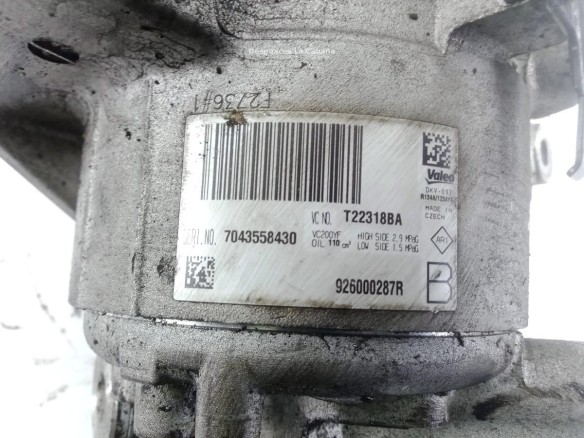 926000287R COMPRESOR AA NISSAN MICRA V (K14)|Desguaces La Cabaña