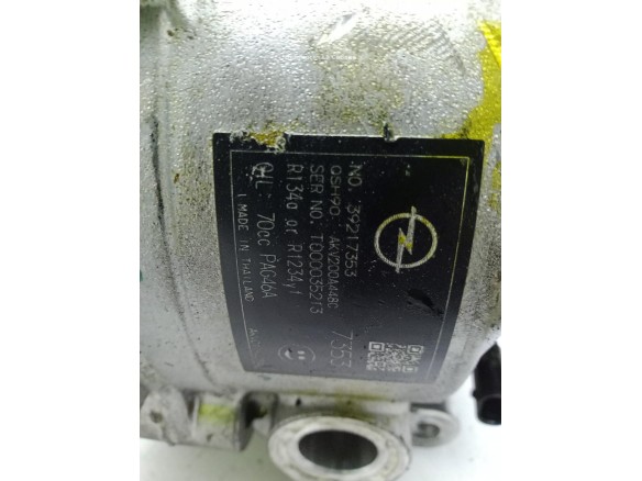39217353 COMPRESOR AA OPEL ASTRA K (B16)|Desguaces La Cabaña
