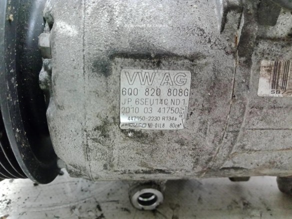 6Q0820808G COMPRESOR AA SEAT IBIZA IV (6J5, 6P1)|Desguaces La Cabaña