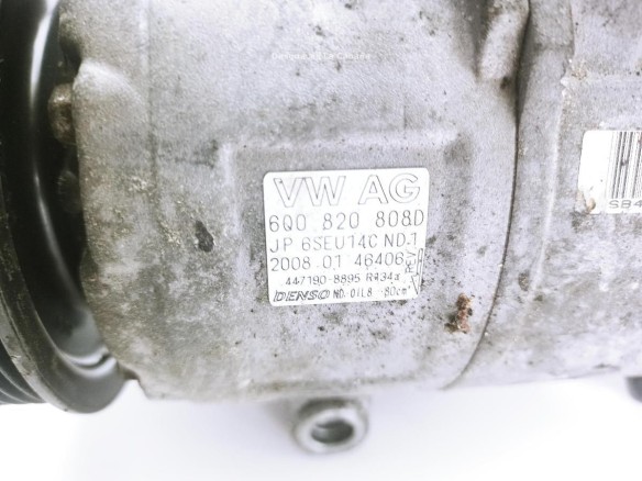 6Q0820808D COMPRESOR AA SEAT IBIZA III (6L1)|Desguaces La Cabaña