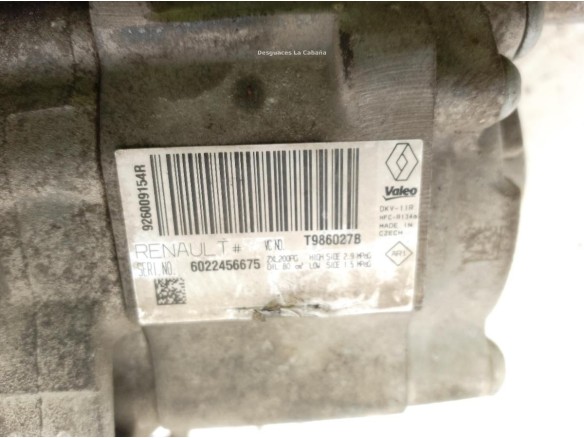 926009154R COMPRESOR AA DACIA SANDERO II|Desguaces La Cabaña