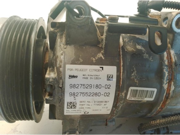 9827529180 COMPRESOR AA PEUGEOT 308 II|Desguaces La Cabaña