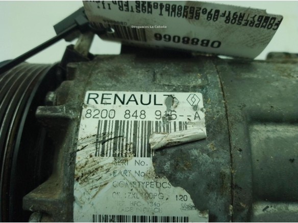 8200848916 COMPRESOR AA RENAULT MASTER III Furgón (FV)|Desguaces La Cabaña