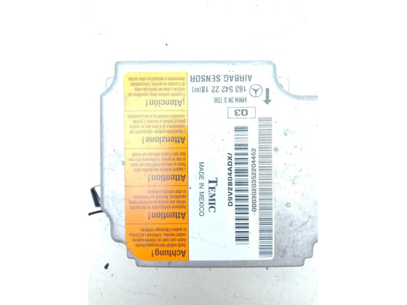 1635422218, CENTRALITA AIRBAG MERCEDES BENZ CLASE M (W163) |Desguaces La Cabaña