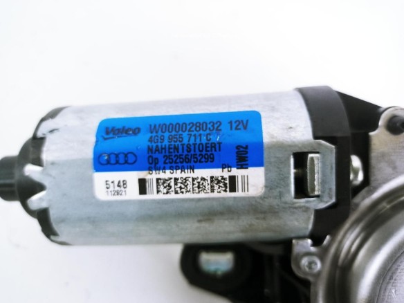 4G9955711C MOTOR LIMPIAPARABRISAS TRA AUDI A1 Sportback (8XA, 8XF) |Desguaces La Cabaña