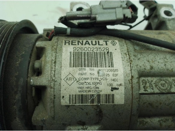 926002352R COMPRESOR AA RENAULT CLIO IV (BH_)|Desguaces La Cabaña
