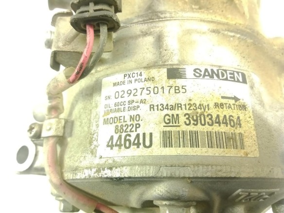 39034464 COMPRESOR AA OPEL ASTRA K (B16)|Desguaces La Cabaña