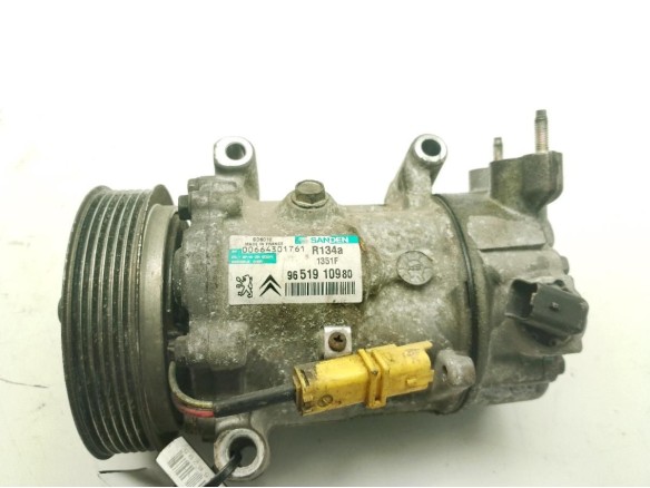 9651910980 COMPRESOR AA PEUGEOT 307 (3A/C)|Desguaces La Cabaña