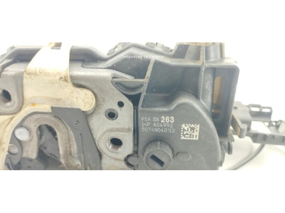 006263 CERRADURA PUERTA LAT TRA DER PEUGEOT 508 SW |Desguaces La Cabaña