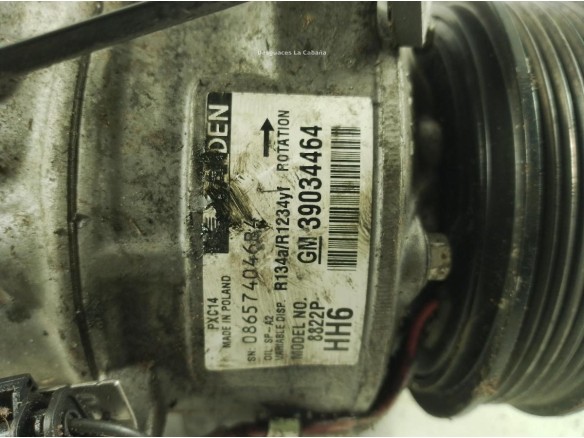 39034464 COMPRESOR AA OPEL INSIGNIA A (G09)|Desguaces La Cabaña