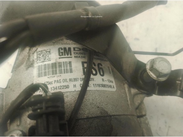 13412250 COMPRESOR AA OPEL ASTRA J (P10)|Desguaces La Cabaña