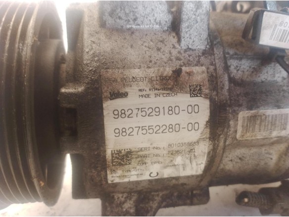 9827529180-00 COMPRESOR AA PEUGEOT 3008 SUV (M_)|Desguaces La Cabaña