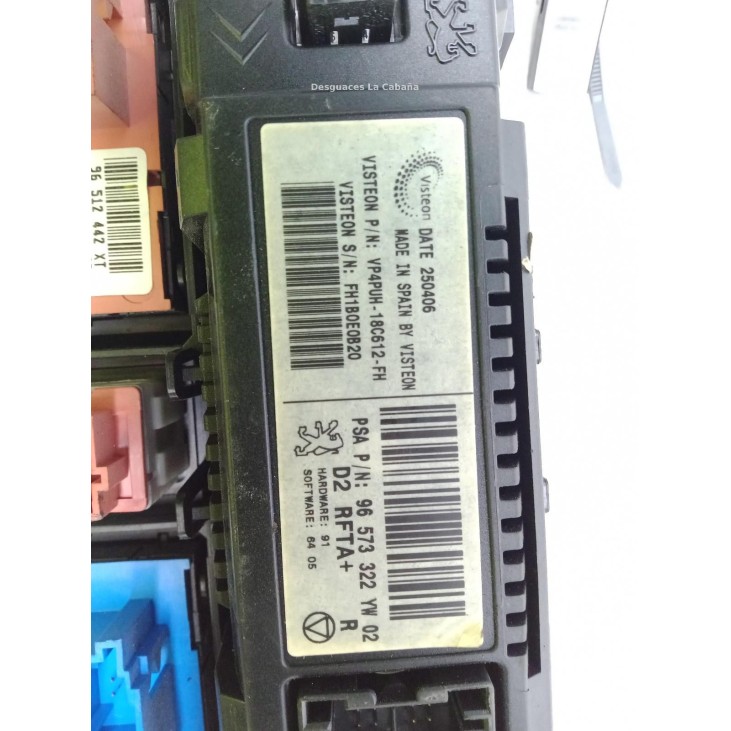 96573322XF, MANDO CLIMA PEUGEOT 407 (6D_) |Desguaces La Cabaña