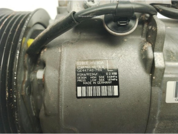 92600HV80A COMPRESOR AA NISSAN QASHQAI II Todo terreno, cerrada (J11, J11_)|Desguaces La Cabaña