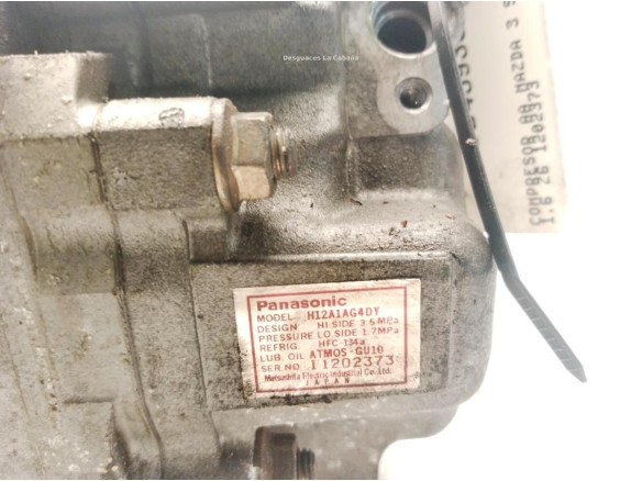 1202373 COMPRESOR AA MAZDA 3 Sedán (BK)|Desguaces La Cabaña