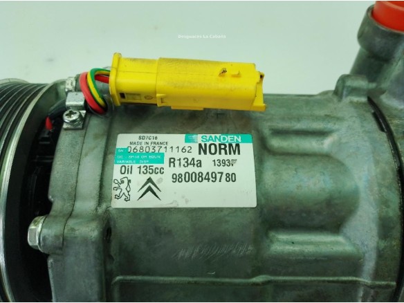 9800849780 COMPRESOR AA CITROEN C5 III (RD_)|Desguaces La Cabaña