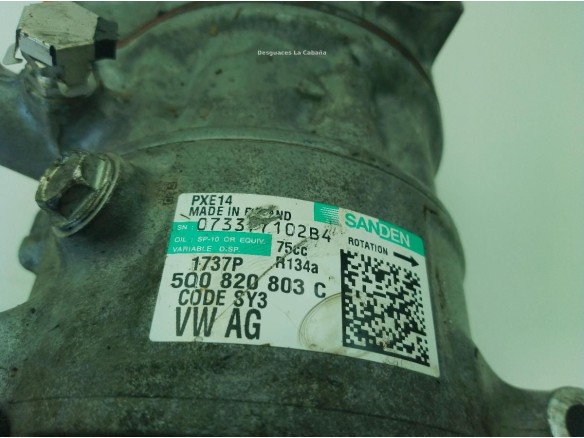 5Q0820803C COMPRESOR AA VW GOLF VII (5G1, BQ1, BE1, BE2)|Desguaces La Cabaña