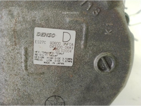 926003NF0A COMPRESOR AA NISSAN LEAF (ZE0)|Desguaces La Cabaña