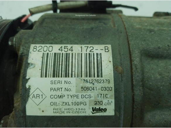 8200454172B COMPRESOR AA NISSAN PRIMASTAR Autobús (X83)|Desguaces La Cabaña
